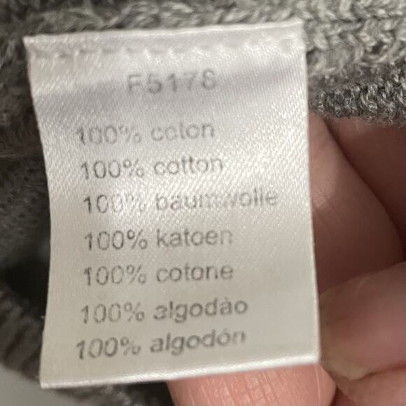 Lacoste Sweater Men Sz XL 6 Gray Crew Neck Pullover Cotton Jumper Preppy Casual - Picture 7 of 8